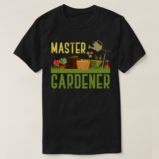 Camiseta Jardinería Maestra (Diseño del anverso)
