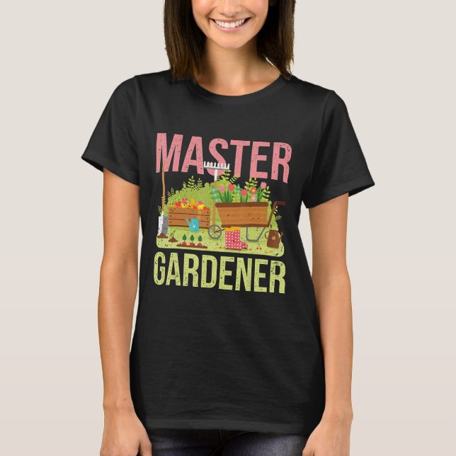 Camiseta Jardinería Maestra (Anverso)