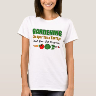 Camiseta Jardinería más barata que terapia