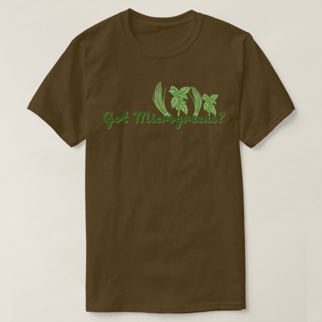 Camiseta Jardinería Microgreens 1 (Diseño del anverso)