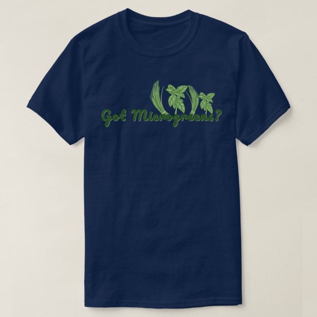 Camiseta Jardinería Microgreens 4 (Diseño del anverso)