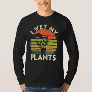 Camiseta Jardinería, mojo mis plantas, plantas, planta de j
