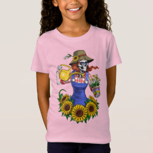 Camiseta Jardinería Skeleton Plants