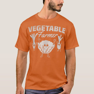 Camiseta Jardinería Vegetales Gardener Funny Vegetable Farm
