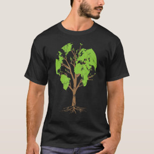Camiseta Jardinero Arborista Mapa Mundial Árboles Naturalez