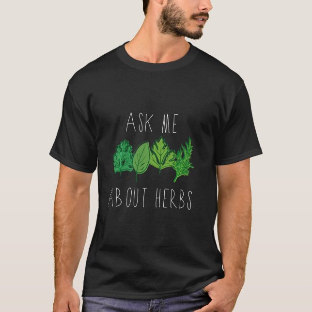 Camiseta Jardinero de hierbas (Anverso)