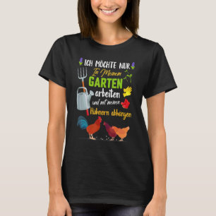 Camiseta Jardinero de jardín Pollo Dice Hobby Jardinero Jar