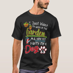 Camiseta Jardinero de perros Mascota de jardín Pasar el rat