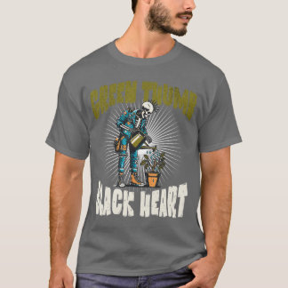 Camiseta Jardinero de Punk Rock de Esqueleto Halloween Jard