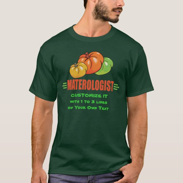 Camiseta Jardinero de tomate (Anverso)