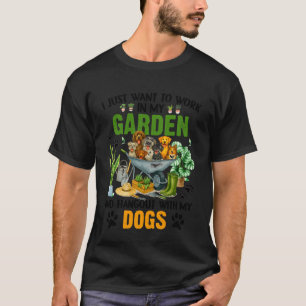 Camiseta Jardinero Divertido Solo Quiero Trabajar En Mi Jar