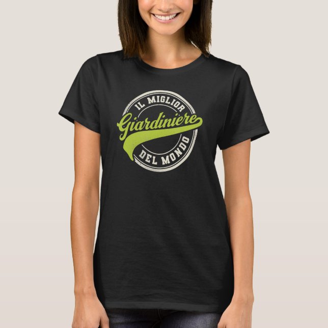 Camiseta Jardinero El mejor jardinero del mundo (Anverso)