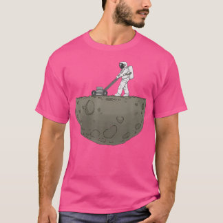 Camiseta Jardinero Espacial - Astronauta Corta El Césped En
