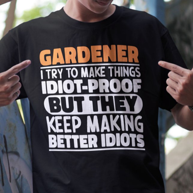 Camiseta Jardinero Intento Hacer Las Cosas Graciosas Cita J (Subido por el creador)