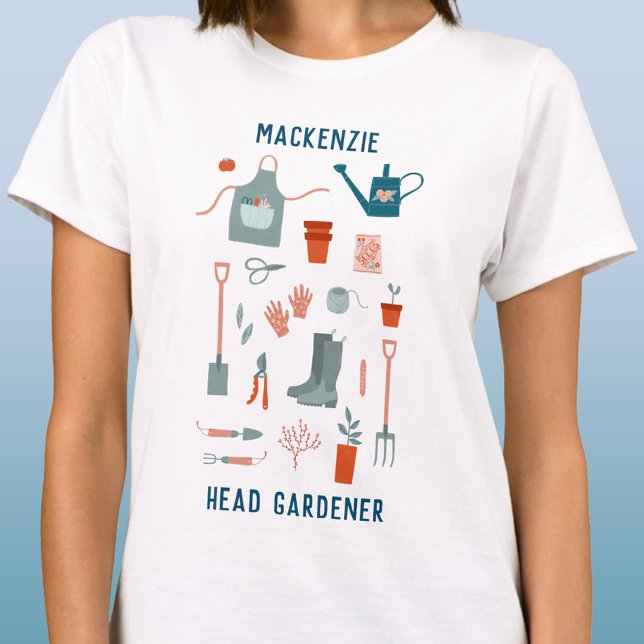 Camiseta Jardinero jefe personalizado (Subido por el creador)