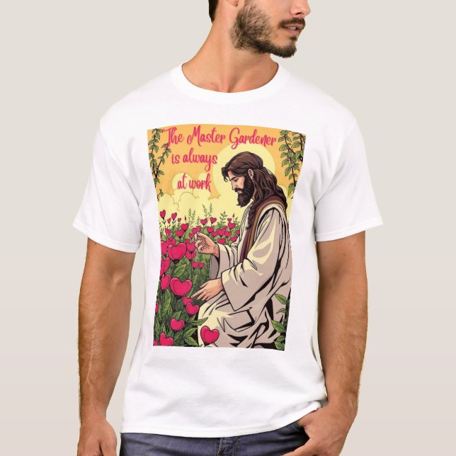 Camiseta Jardinero Maestro Cristiano (Anverso)