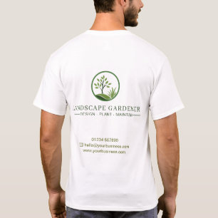 Camiseta Jardinero paisajista    Jardinería profesional