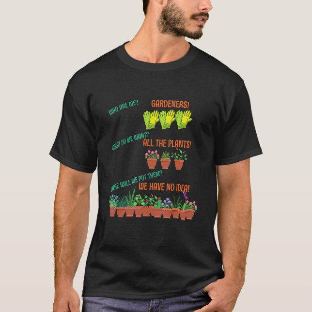 Camiseta Jardinero para planta (Anverso)