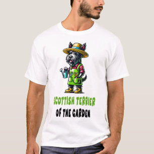 Camiseta Jardinero Terrier Escocés