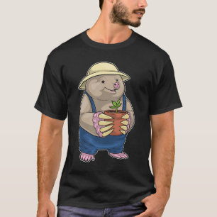 Camiseta Jardinero Topo Planta Jardín