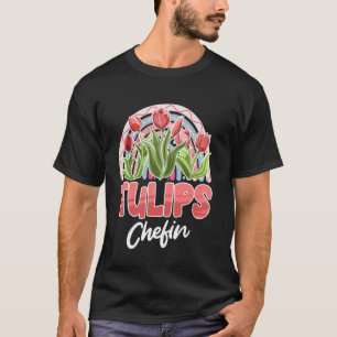 Camiseta Jardinero TULIPANES CHEFIN Tulipanes Jardín Divert