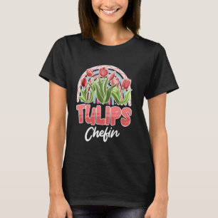 Camiseta Jardinero TULIPANES CHEFIN Tulipanes Jardín Divert