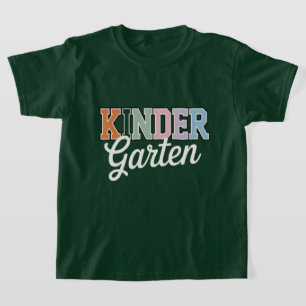 Camiseta Jardines de infancia – Diseño colorido de vuelta a
