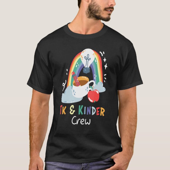 Camiseta Jardines de infancia transitorios arcoiris de TK y (Anverso)