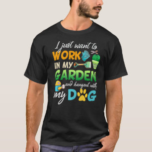 Camiseta Jardines de jardinería Plantas Mascotas