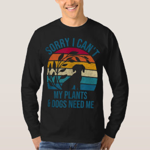 Camiseta Jardines de perros Plantas de adorno y perros Jard