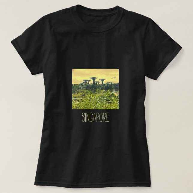 Camiseta Jardines de Singapur en la bahía (Diseño del anverso)