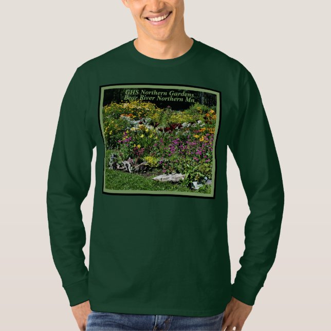 Camiseta Jardines de verano coloridos (Anverso)