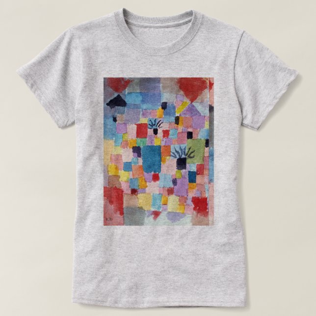 Camiseta Jardines del Sur | Paul Klee | (Diseño del anverso)