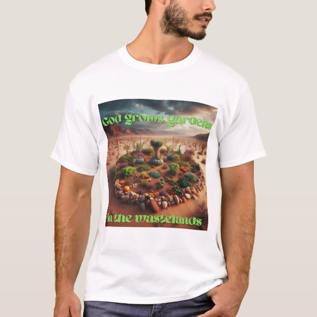 Camiseta Jardines en los Yermos (Anverso)