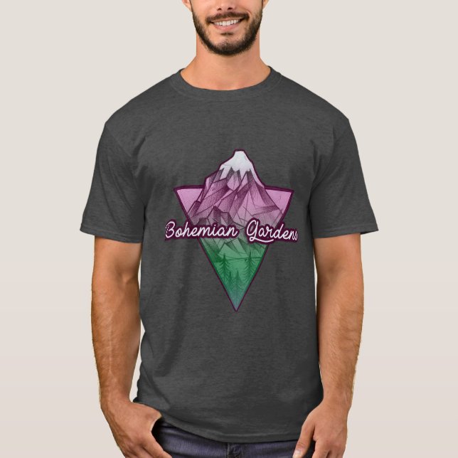Camiseta Jardines Glace del bohemio de la montaña el | (Anverso)