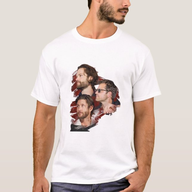Camiseta "JARED, JENSEN, MISHA 2025" (Anverso)