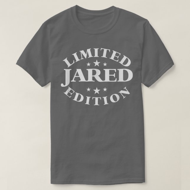 Camiseta Jared Limited Edition  Funny Personalized Jared  (Diseño del anverso)