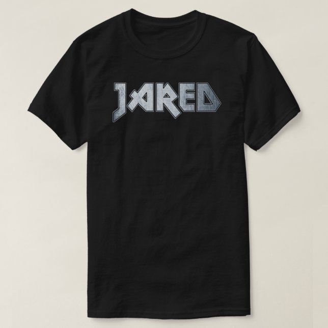 Camiseta Jared metalizado fuerte (Diseño del anverso)