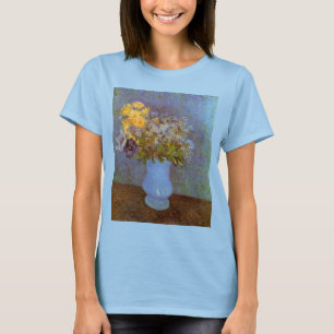 Camiseta Jarrón con lilas y margaritas por Vincent van Gogh