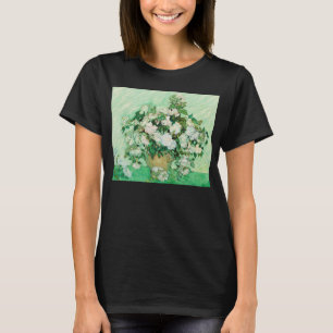 Camiseta Jarrón con rosas rosadas, Vincent Van Gogh