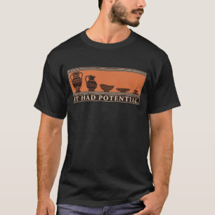 Camiseta Jarrón De Cerámica Divertido Con Posibilidades A P
