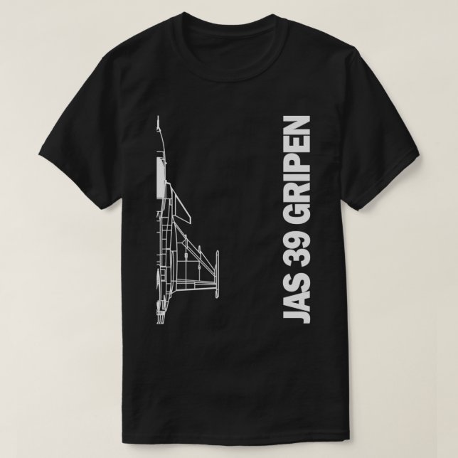 Camiseta JAS 39 Gripen (Diseño del anverso)