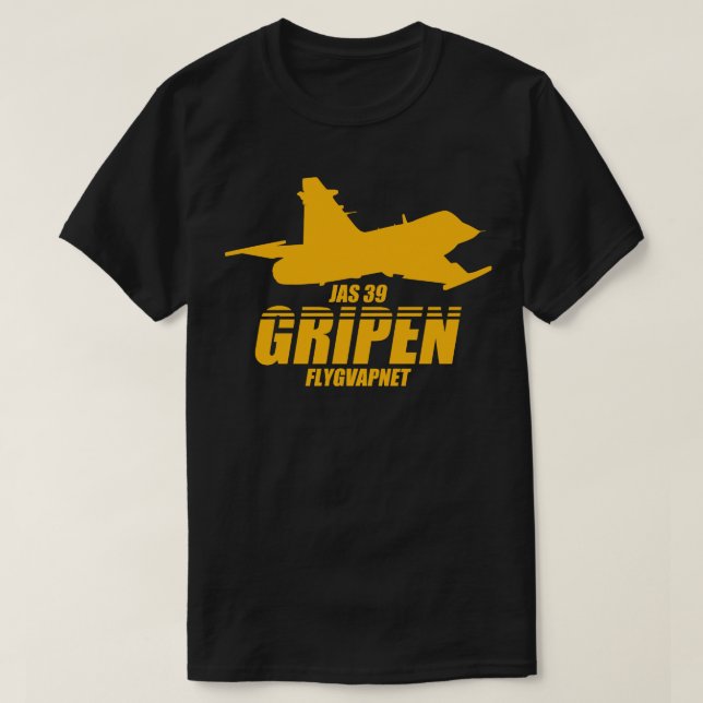 Camiseta JAS 39 Gripen (Diseño del anverso)