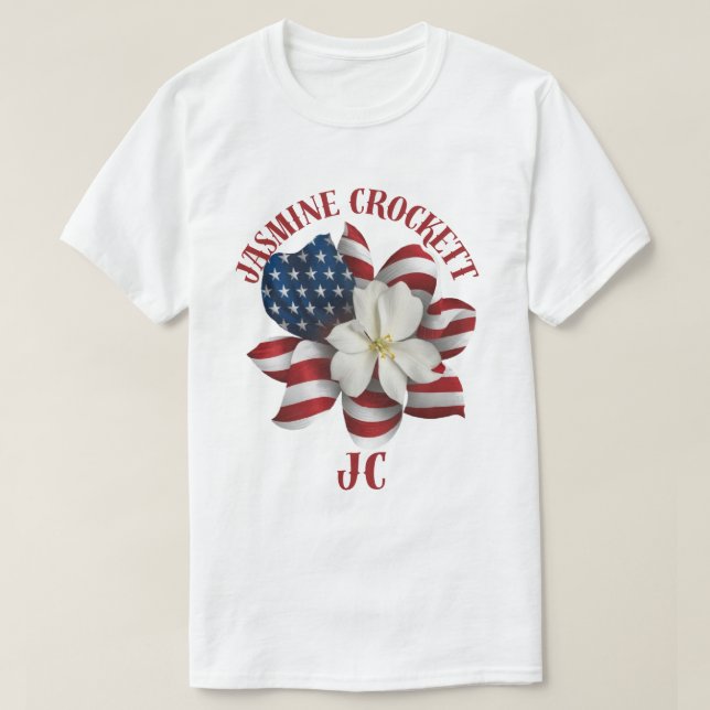 Camiseta Jasmine Crockett Congresswoman T-Shirt (Diseño del anverso)