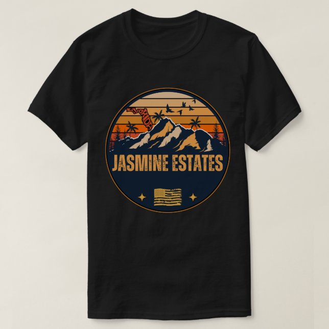 Camiseta Jasmine Estates, Florida  (Diseño del anverso)