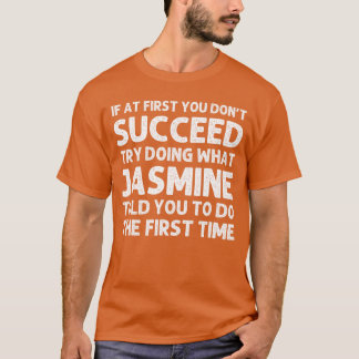 Camiseta JASMINE Nombre Cumpleaños Personalizado Navidad Di