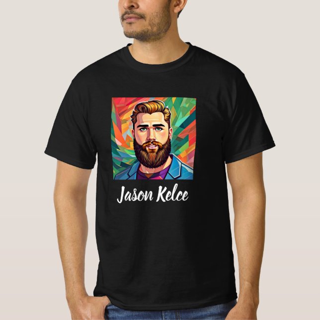 Camiseta Jason Kelce: Inspirándose en el campo y fuera de é (Anverso)