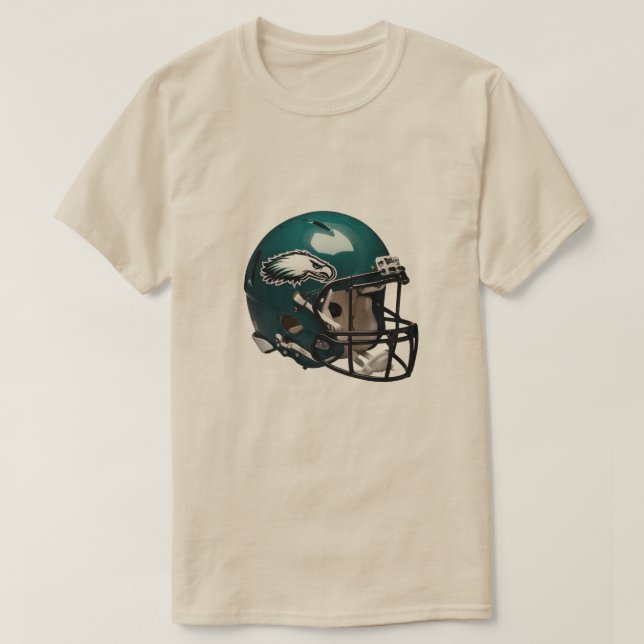 Camiseta Jason Kelce Philadelphia Helmet Line Green68 ⭐ ⭐ ⭐ (Diseño del anverso)