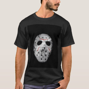 Camiseta Jason Mask y Crystal Lake - Viernes 13 Terror