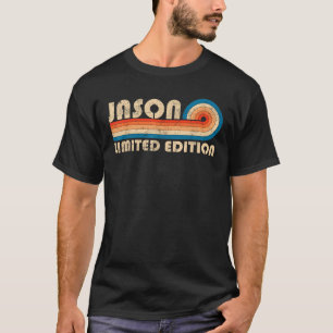 Camiseta JASON Primer Nombre Funny Retro Vintage Cumpleaños